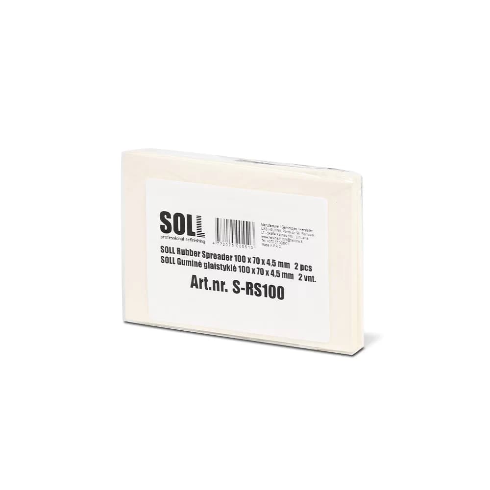 SOLL gúmmíspaði 100 × 70 mm (2 stk)