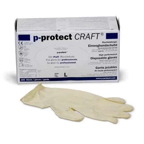 P-Protect CRAFT latexhanskar (100 stk)